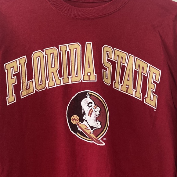Florida State Seminoles Fanatics Branded Distressed Arch Over Logo Long Sleeve - Picture 3 of 9